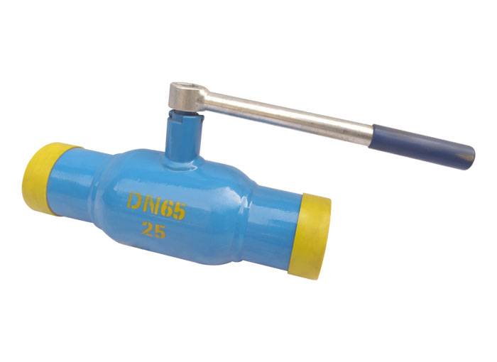 All welded ball valve handle drive
